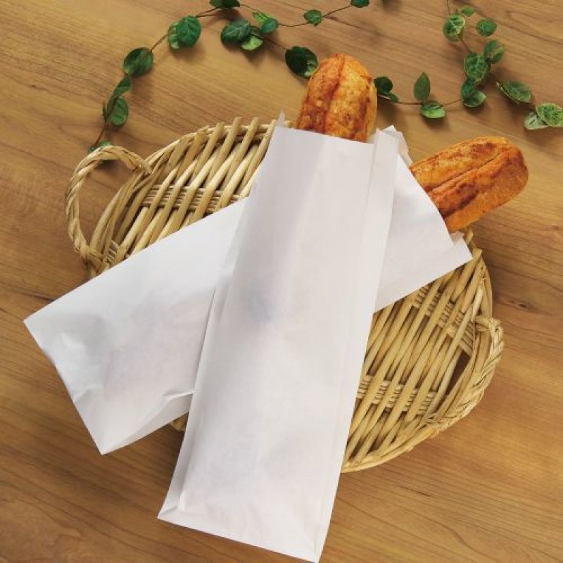 明太フランスパン耐油袋(無地） | パンの包装工場〜美味しさを