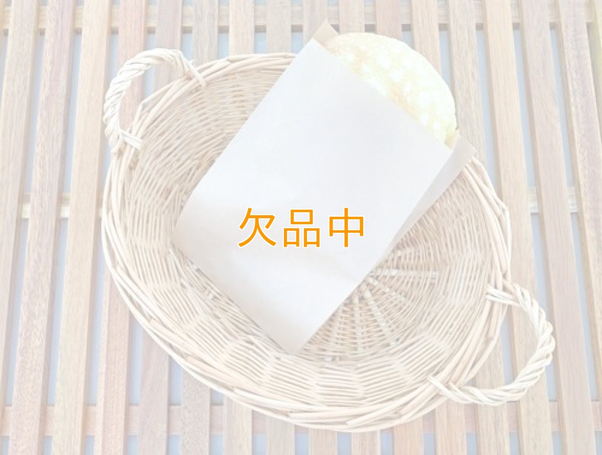 画像2: 未晒　ノンフッ素 パンの包装工場耐油ガゼット袋(無地）M茶 (2)