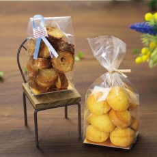 画像1: ラスク・クッキー袋　大　100入 (1)