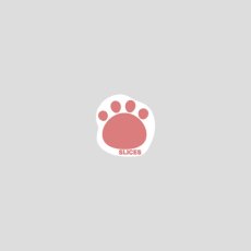 画像1: 食パンスライスシールアニマル　無地（1000入） (1)