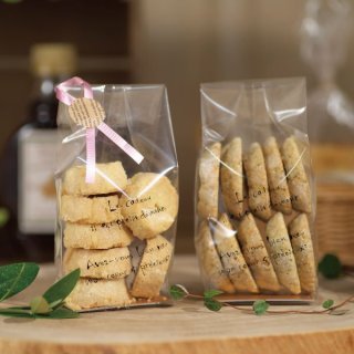 ラスク・クッキー袋 ル・ギャトー白 M | パンの包装工場〜美味しさを