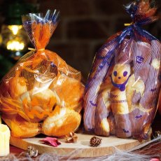 画像2: 【今季完売】ハロウィーンパン袋(かぼちゃ＆おばけ)　50枚 (2)