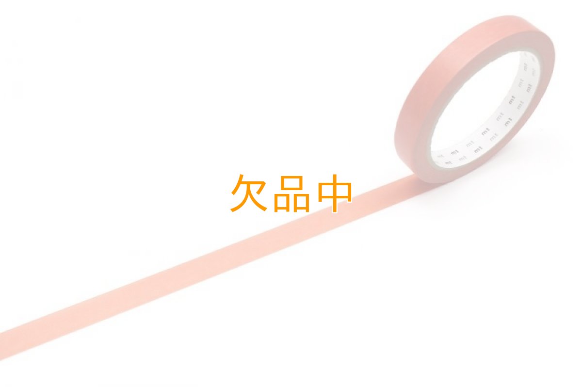 画像1: マスキングテープmt Large Core 和紙　朱赤 (1)