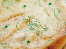 画像2: いっぱいサンタのパン袋S　緑　100枚 (2)