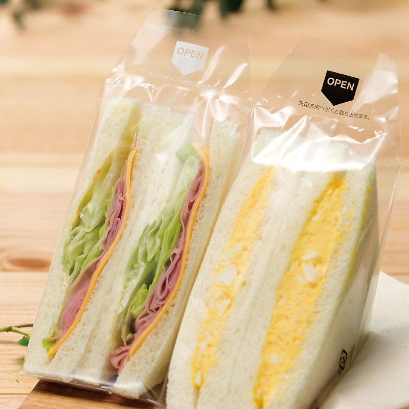 PHKサンドイッチEGボードン（手詰め） NO.70 | パンの包装工場〜美味し