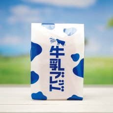 牛乳ブレッドマチ付袋｜パンの包装工場