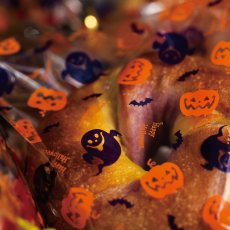 画像4: かぼちゃとおばけのハロウィーン菓子パン袋 M　100枚 (4)