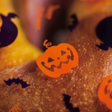 画像2: かぼちゃとおばけのハロウィーン菓子パン袋 S　100枚 (2)