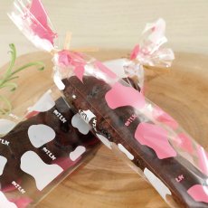 牛柄ミルクパン袋　ピンク　90×390