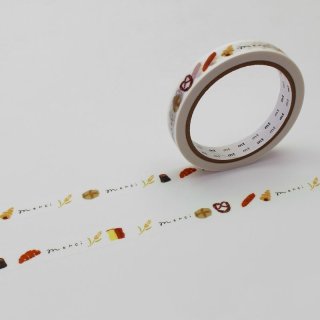 マスキングテープmt large core Thank you・金 強粘着 15mm×25m | パン