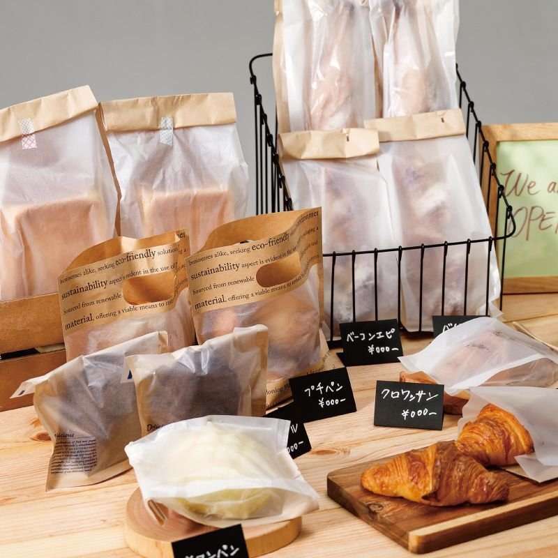 100％Paper Bakery Bag 230 100入 | パンの包装工場〜美味しさを伝える