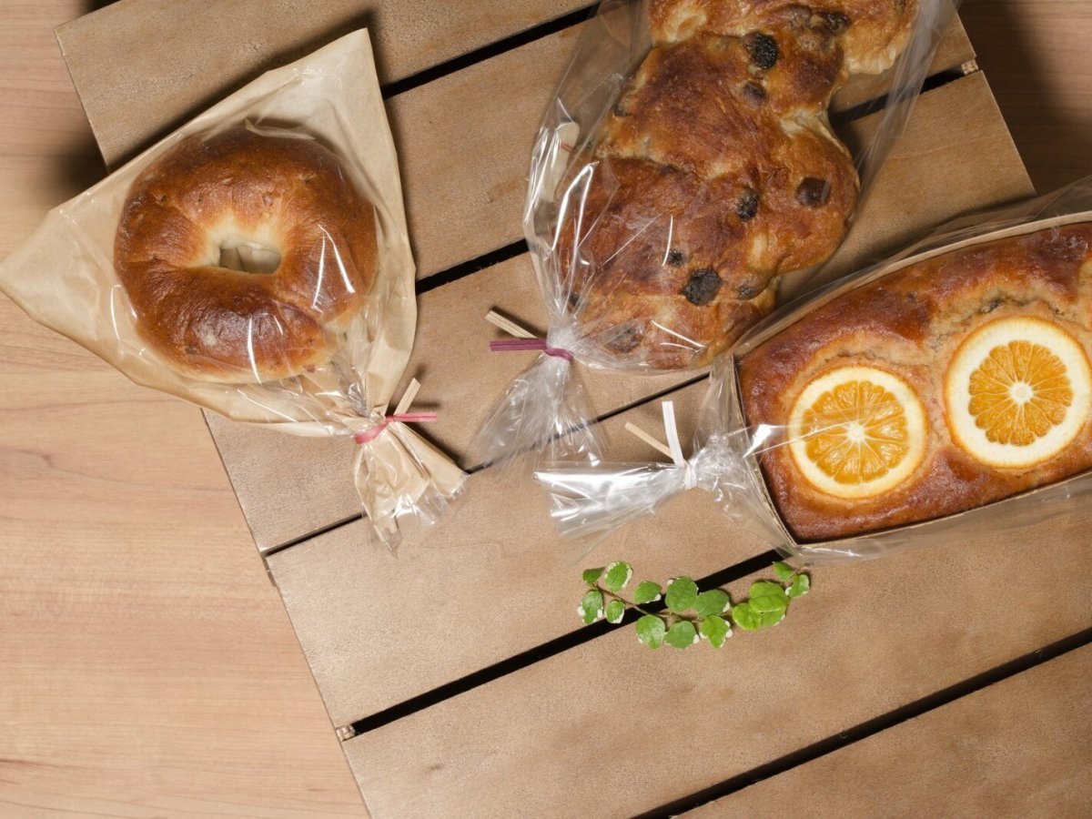 リバーシブル紙タイ クラフト/レッド 4×80(1000入)|パンの包装工場