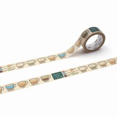 マスキングテープmt upcycle エスプレッソコーヒーの手引き(15mm×5m)