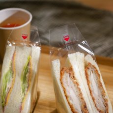 サンドイッチパック フーレ ブロック　NO.80 赤　200入
