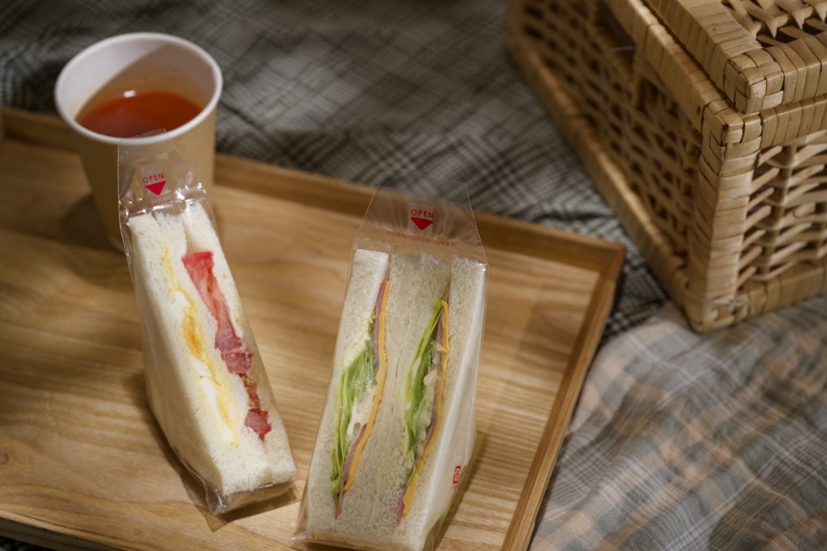 サンドイッチパック フーレ ブロック　NO.45 赤　200入