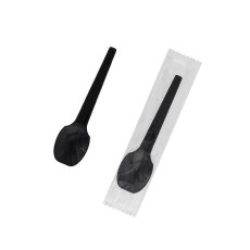 HEIKOプラスプーン10cm　黒　単袋入り　100本