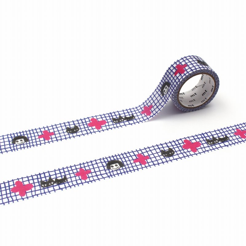 マスキングテープmt×松林誠 フレンド格子 20mm×5m | パンの包装工場