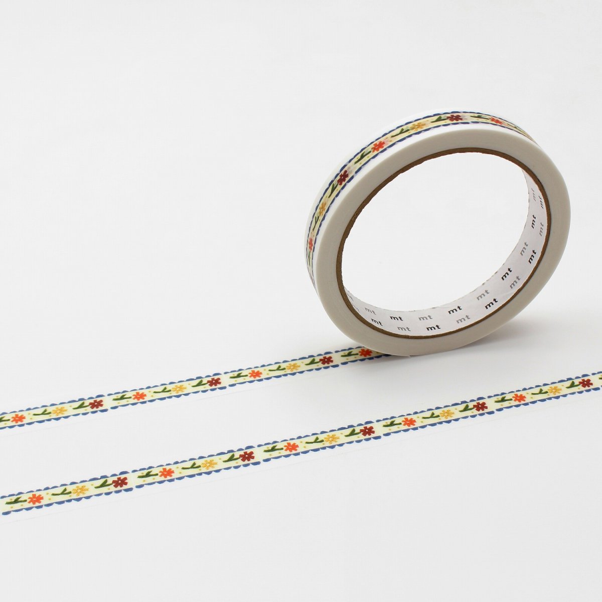 マスキングテープmt large core リボン・花 強粘着15mm×25m