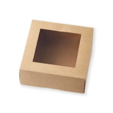 HEIKO窓付ランチボックス13-13未晒無地 10枚入