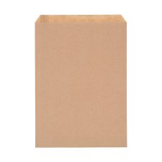 ノンフッソ耐油平袋　18-24.5　未晒無地　100入｜パンの包装工場