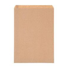 ノンフッソ耐油平袋　20-27.5　未晒無地　100入｜パンの包装工場