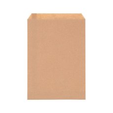 ノンフッソ耐油平袋　15.5-21.5　未晒無地　100入｜パンの包装工場