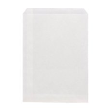 画像3: ノンフッソ耐油平袋　20-27.5　白無地　100入 (3)