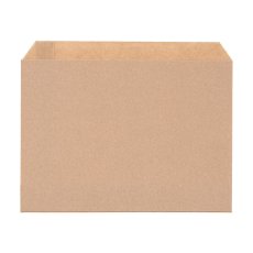 ノンフッソ耐油平袋　17.5-12.5　未晒無地　100入｜パンの包装工場