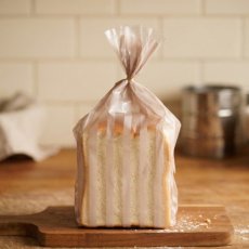 ストライプパン袋IPP　マット×ピンクグレイ　100入