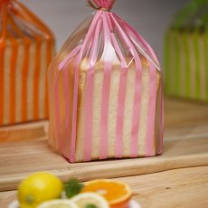 ストライプパン袋IPP　マット×いちごみるく　100入