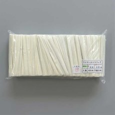 ラフィアコード(ワイヤー入)10cm　NO.22　ホワイト　1000入
