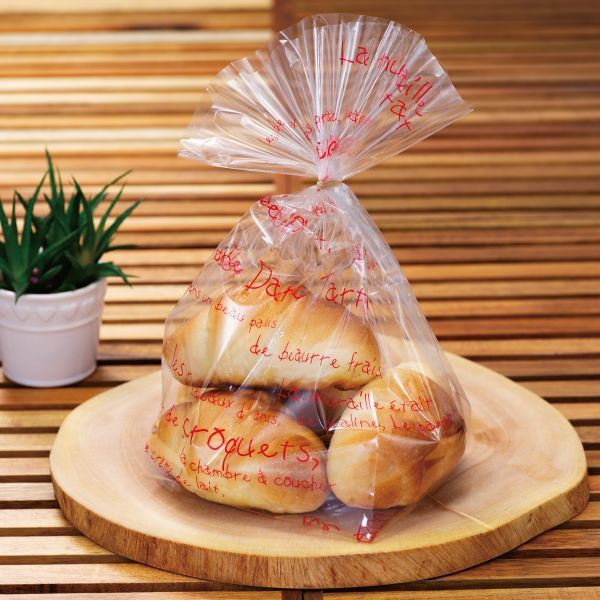 タルティンマジック パン袋（赤）IPP【食パン袋ならパンの包装工場にお・ま・か・せ！☆