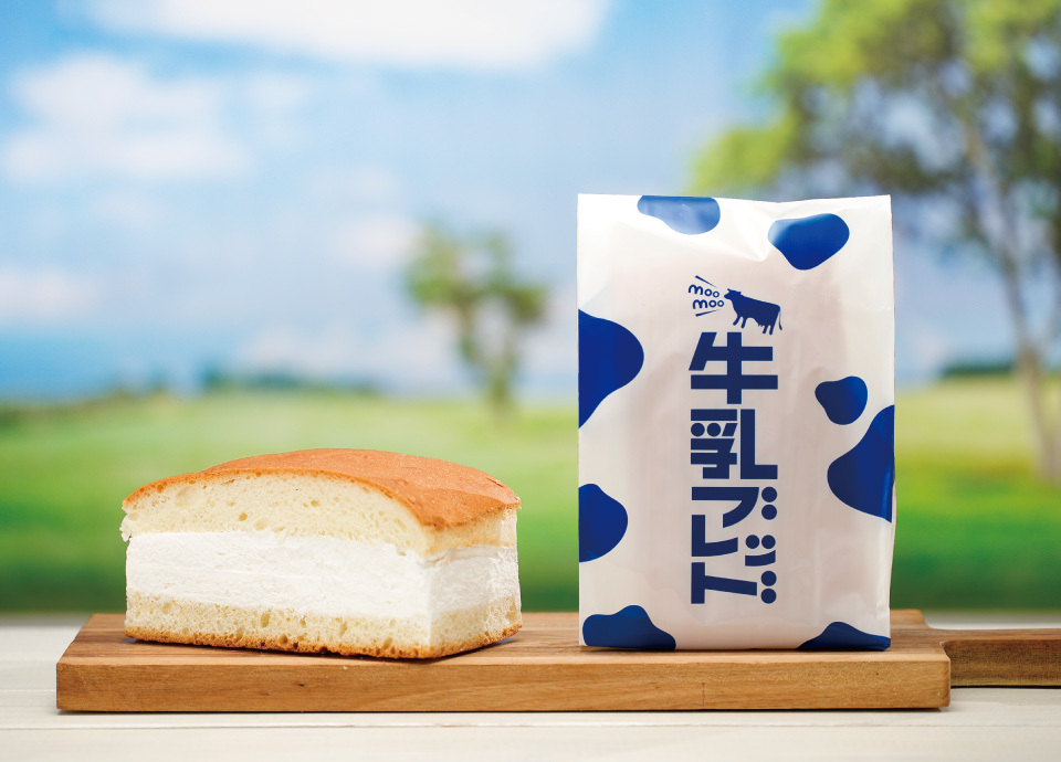 牛乳ブレッドマチ付袋｜パンの包装工場